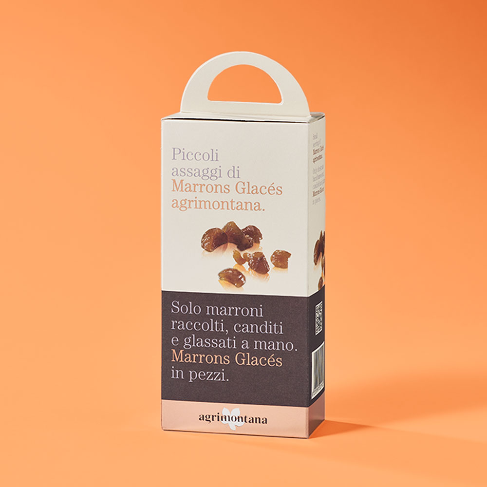 Piccoli assaggi di Marrons Glacés Agrimontana