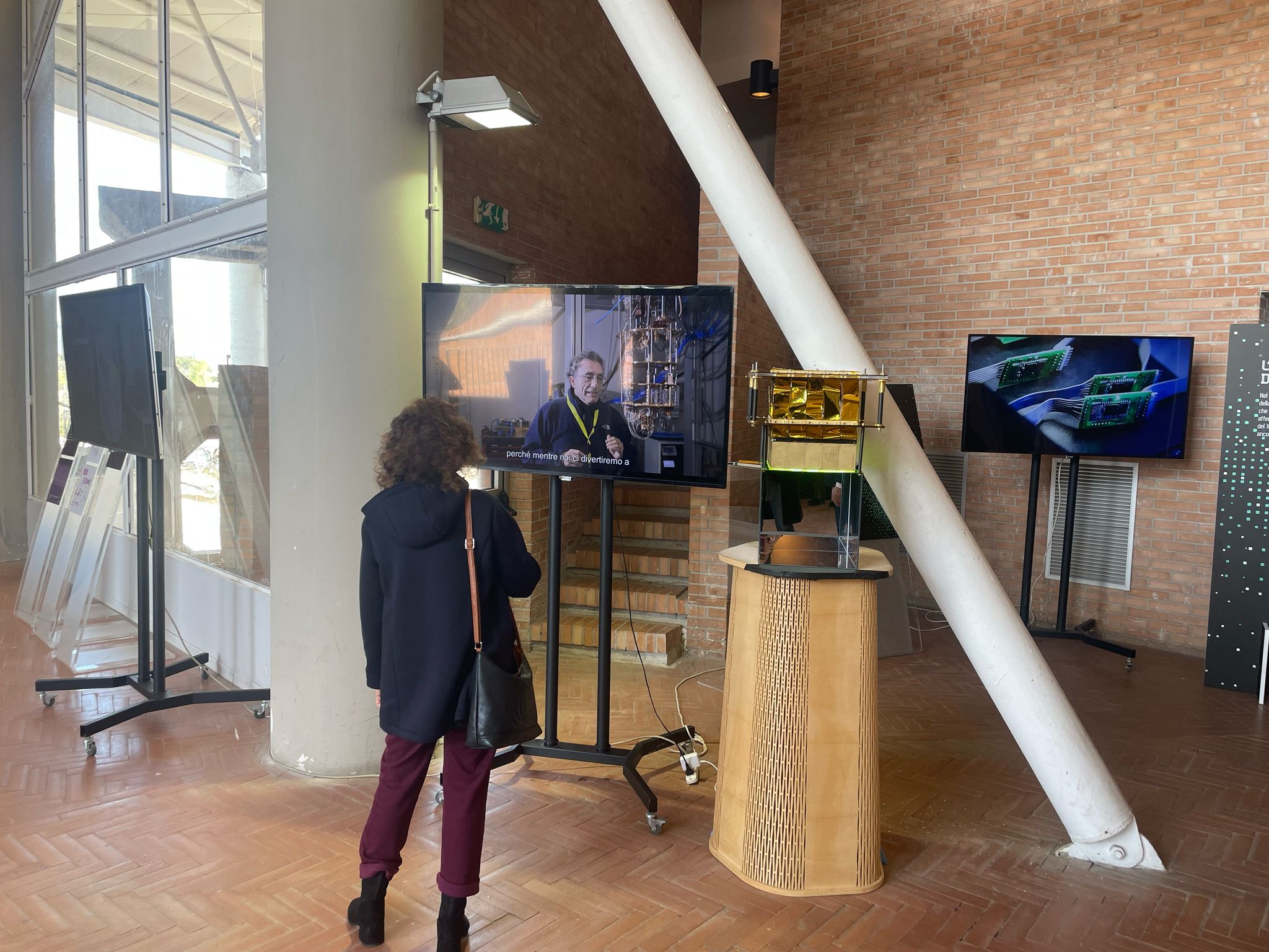 visitatori alla mostra