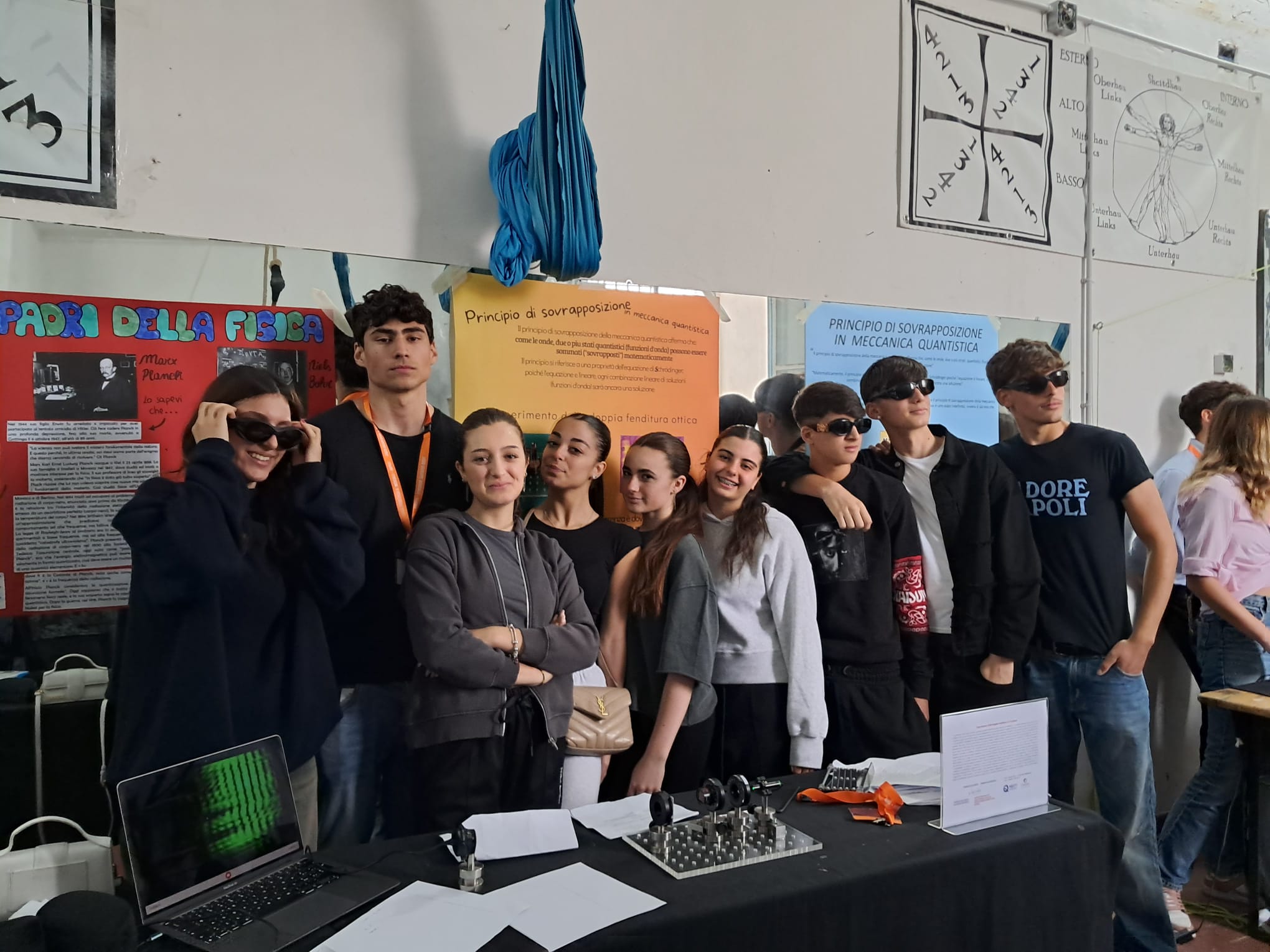 Alcuni partecipanti a "Missione Fisica"