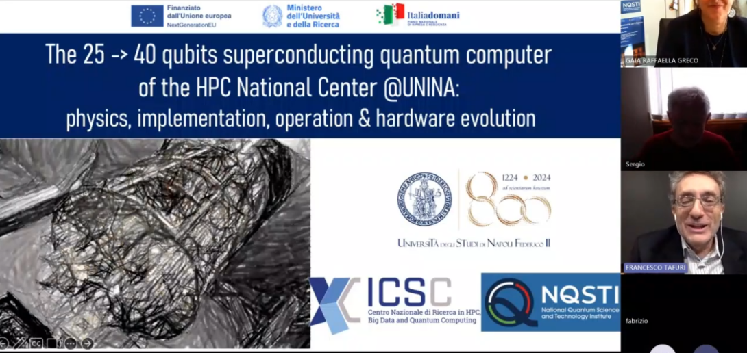 Il Computer Superconduttivo di UniNA: Prof. Francesco Tafuri